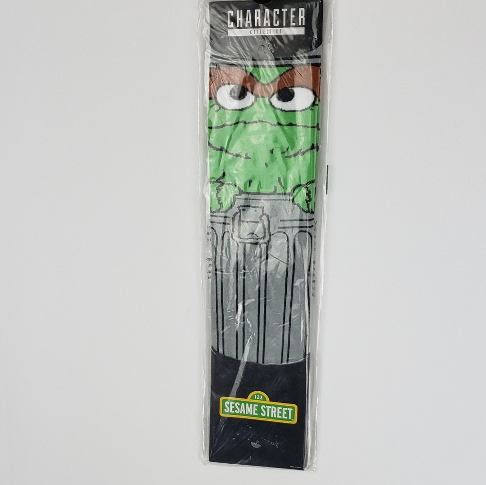 SESAME STREET OSCAR THE GROUCH 360 Character Socks